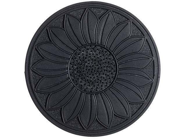 by LT Rubber Victorian Garden Stepping Stone 1134 inches Black