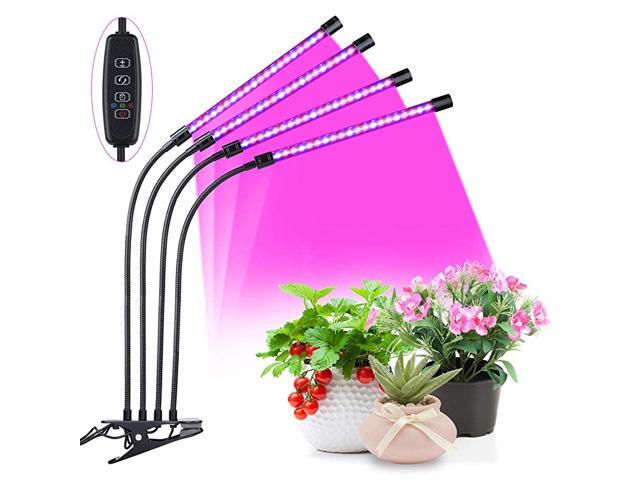 Light Bulb Indoor Plant Light for Indoor Plants 45W 5 Dimmable Levels Plant Lights for Indoor Plants with Red Blue Spectrum Adjustable Gooseneck 3