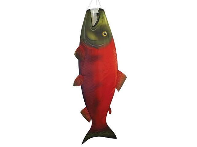 5118 Fish Windsock Hanging Outdoor Decoration 48 Inches 48quot Sockeye Salmon