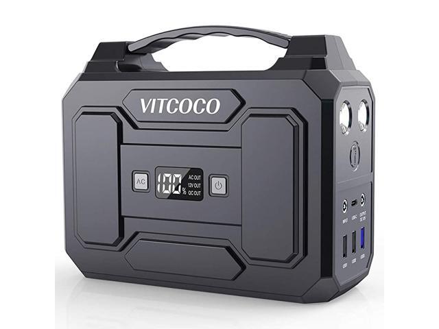 Power Station Generator 167Wh 100W Peak 120W Portable Power Station for Camping Generators for Home Use 45000mAh with 110V AC 12V DC QC30 USB LED