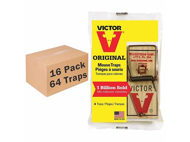 M156 Metal Pedal Mouse Trap 16 Pack 64 Total Traps