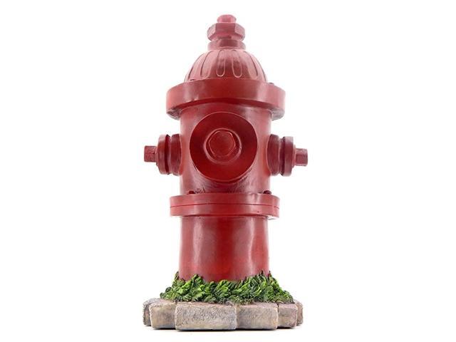 22472 Fire Hydrant Statue Dog Training Lamp Post 14 inch Indoor Outdoor Garden Statue Yard Decoration