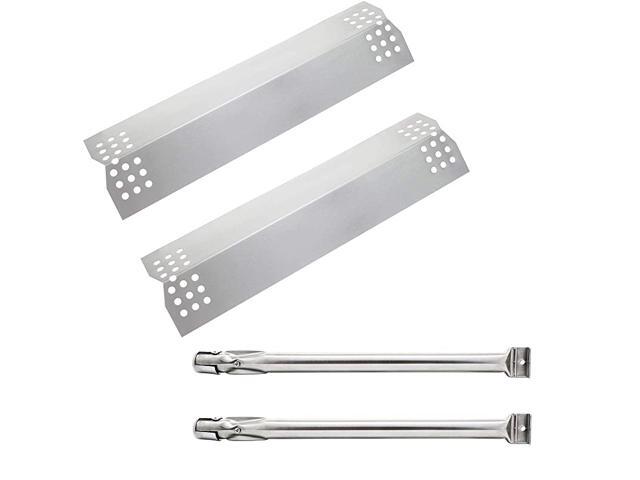 Repair kit Replacement for Kitchen Aid 2 Burner 7200819 Gas Grill Model Stainless Steel 165 inch Grill Burners Tube Heat Plate Tent Shield Deflector