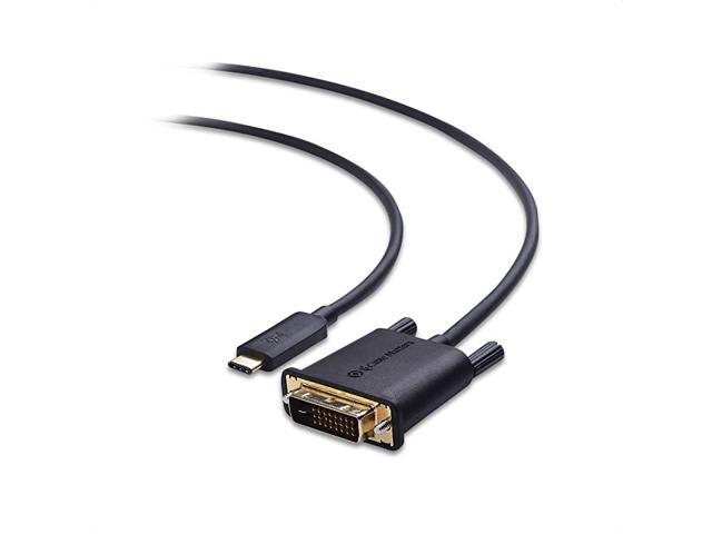 Long USB C to DVI USBC to DVI 10 ft Thunderbolt 3 Port Compatible with MacBook Pro Dell XPS 13 15 HP Spectre x360 Surface Pro