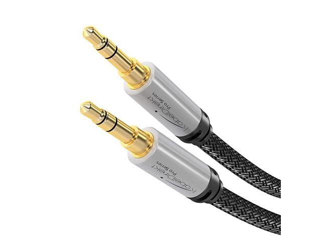 Aux Cord Stereo Audio Cable 35mm Unbreakable great for iPhones iPads Headphones Smartphones Notebooks MP3 Players Cars other devices with 35mm Aux