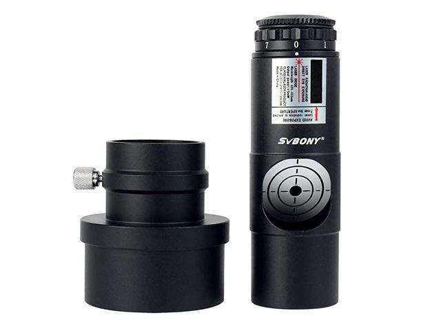 Red Laser Collimator for Newtonian Marca Telescope Alignment 125 inches 7 Bright Levels Triple Cemented Lens with 2 inches Adapter