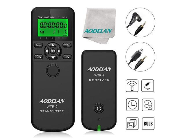 Camera Wireless Timer Remote Shutter Release Intervalometer HDR Remote Control for Nikon Z6 Z7 Coolpix P1000 A1000 D5 D810 D850 D300 D500 for