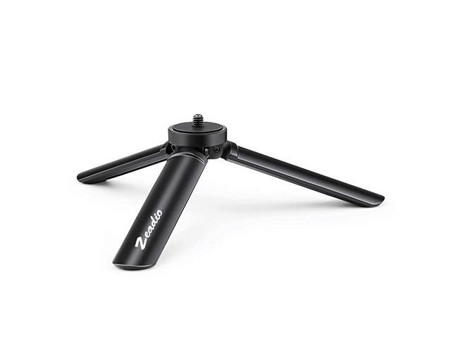 Metal Mini Tripod Max Load 20kg44lb Desktop Tabletop Stand Tripod Fits for Smooth 4 Crane Plus Crane 2 Osmo Mobile RoninS Vimble 2 Gimbal Handle