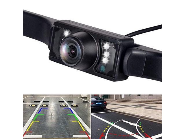 License Plate Backup Camera Car Rear View Reverse CameraAutomotive Backing Camera 120° View Angle Waterproof 7 LED Night Vision Reversing Camera