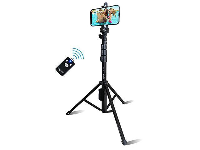 Selfie Stick Tripod Integrated Portable AllinOne Professional Heavy Duty Aluminum Bluetooth Remote Compatible with Apple Android Devices Non Skid