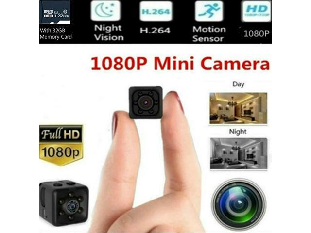 Micro HD Hidden Camera Home Security Cameras with 32GB TF Card