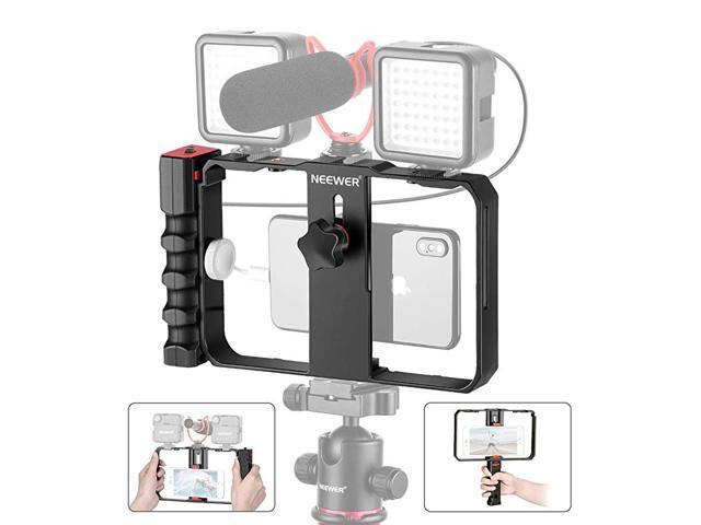 U Rig Smartphone Video Rig Filmmaking Case Phone Video Stabilizer Grip Tripod Mount for Videomaker FilmMaker Videographer for iPhone X Xs XS Max XR