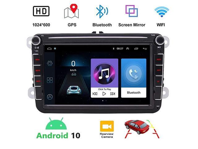 8 inch Android 100 Bluetooth Car Stereo With GPS Navigator Double 2 Din Video Player Radio for JettaGolfPoloSkodaTouranCandy CanBus Touch Screen