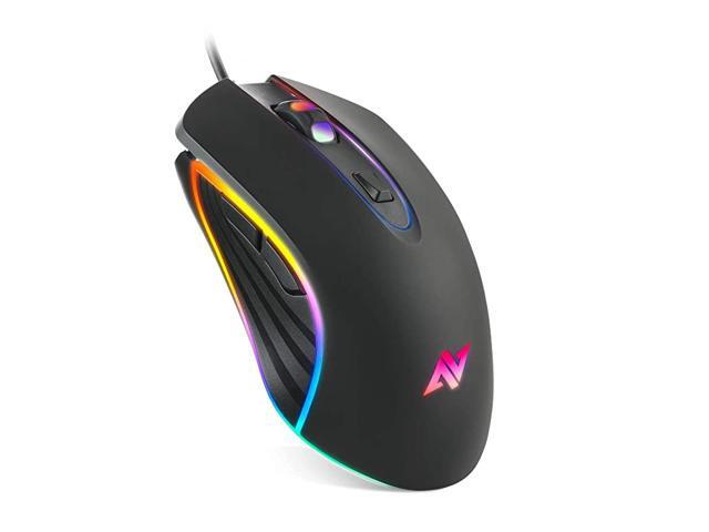 M30 Gaming Mouse Wired USB Computer Mice for Game Daily 6 Programmable Buttons Chroma RGB Backlit 3500 DPI Adjustable Comfortable Grip Ergonomic