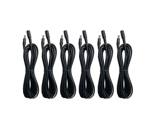 12V Power Adapter Extension Cord Cable 6ft 21mm × 55mm Male to Female Plug for CCTV Security Surveillance Wireless IP Cameras LED Lights Strip Baby
