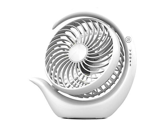 Rechargeable Battery Operated Fan with 3 speeds Strong Wind Long Battery life Quiet Operation Small usb Desk Fan Portable battery powered fan