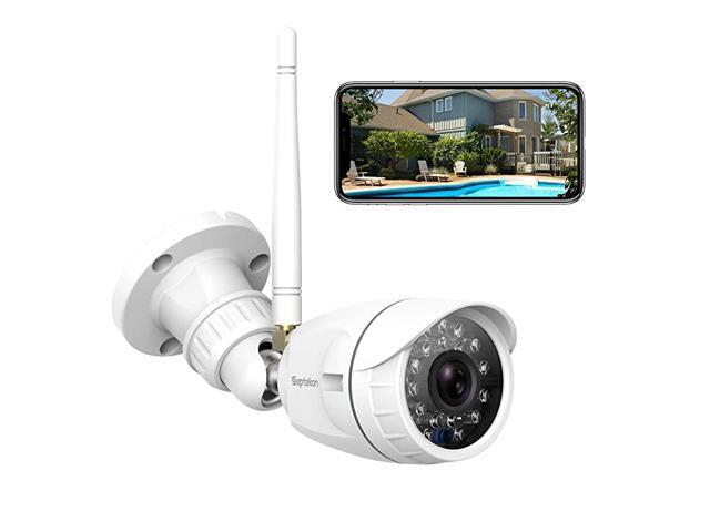 Outdoor Security Camera 1080P Home Wireless WiFi Surveillance Camera with IP66 Waterproof Night Vision Motion Detection Remote Access Compatible