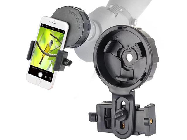 Phone Adapter Mount for Vortex Bushnell Celestron Barska Spotting Scope Big Eyepiece Adapter Mount Work with Binoculars Monocular Spotting Scope