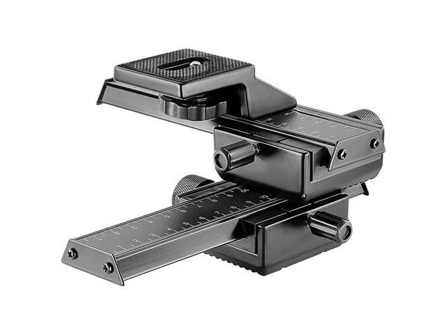 Pro 4Way Macro Focusing Focus Rail SliderCloseUp Shooting for Canon Nikon Pentax Olympus Sony Samsung and Other Digital SLR Camera and DC with