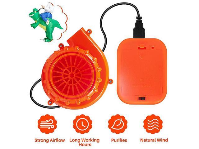 Mini Fan Blower for Doll Mascot Head Inflatable Costume Powered by USB Cable or Battery 2 Pieces