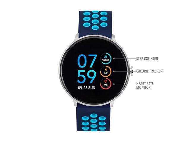 Sport Smartwatch Fitness Tracker Heart Rate Step Counter Sleep Monitor Messages IP68 Swimming Waterproof for Women and Men up to 30 Day Battery