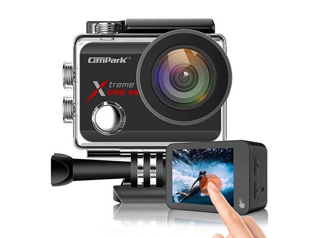 X30 Action Camera Native 4K 60fps 20MP WiFi with EIS Touch Screen Waterproof Camera 40M 2x1350mAh Batteries and Professional Accessories Compatible