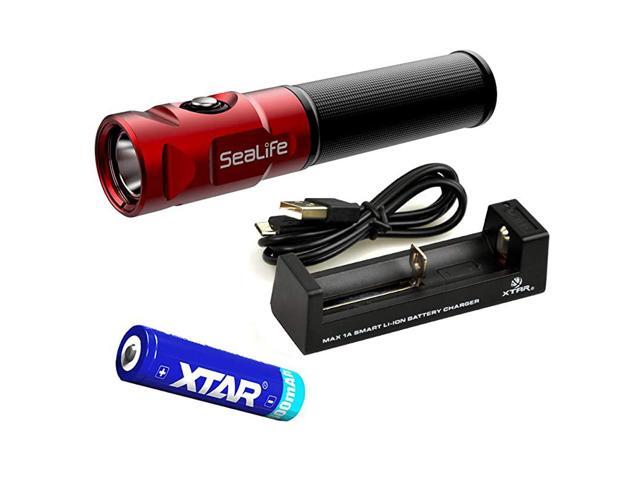 Sea Dragon Mini 900S Power Kit with SD Mini 900S Light Lanyard with BC Clip 2600mAh Battery Charger SLKITO6