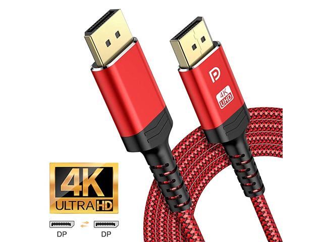 DisplayPort Cable 66ft 4K DP Cable Nylon Braided 4K60Hz 2K144Hz GoldPlated DP to DP Cable Ultra High Speed 12 Display Port Cable for Laptop PC TV