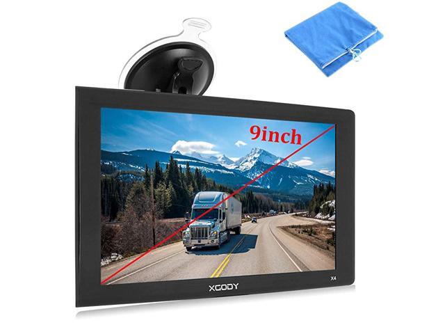 9inch Truck GPS Big Touchscreen Trucking GPS GPS Navigation for car Navigation 8GB ROM SAT NAV System Navigator Driving Alarm Lifetime Map Updates