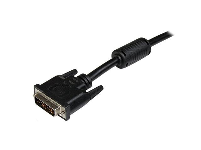 com DVI Cable 10 ft Single Link Male to Male Cable 1920x1200 DVID Cable Computer Monitor Cable DVI Cord DVI to DVI Cable DVIDSMM10 Black