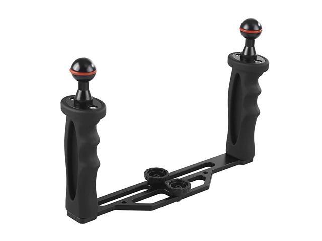 Underwater Video Light Stabilizer Tray Lightweight Aluminium Tray for GoPro OSMO and Any Other Camera with 14 inch Screw Hole