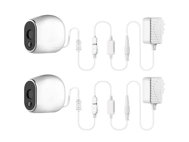 Power Adapter Compatible with Arlo Replace CR123A Weatherproof Outdoor 20 ft 6 m Power Cable Continuously Operate Your Arlo Camera Not Compatible