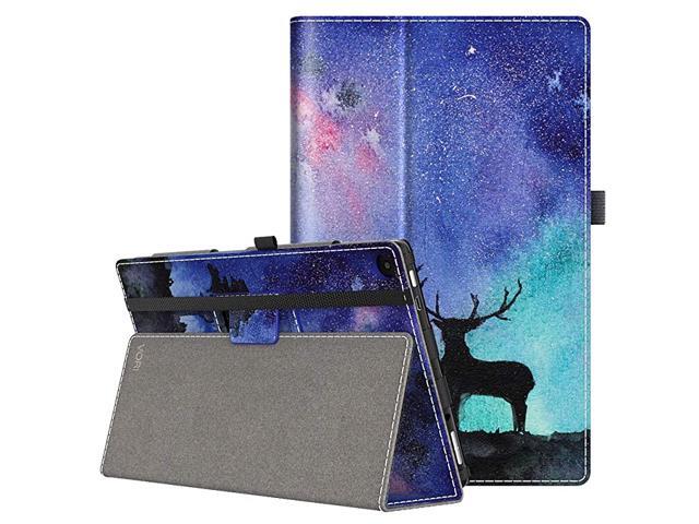 Case for AllNew Fire HD 10 Tablet 9th7th5th Generation201920172015 Release Folio Folding Smart Stand Cover with Hand Strap and Auto WakeSleep for