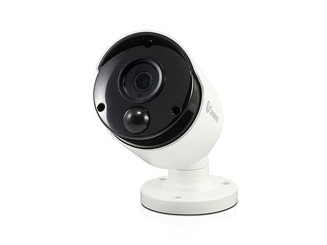 Wired PIR Bullet Security Camera 5MP Super HD Surveillance Cam with Infrared Night Vision Thermal Heat Motion Sensing Add to DVR with BNC SWPRO5MPMSB