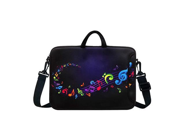 Neoprene Laptop Tablet Shoulder Messenger Bag Case Sleeve for 97 10 101 105 Inch NetbookIpad ProAir Musical Note