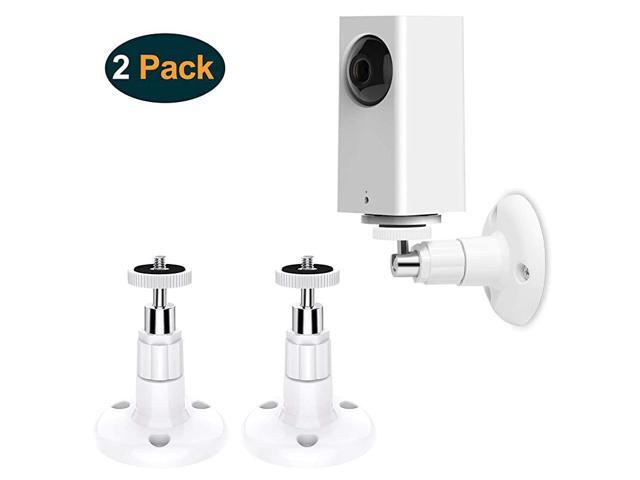 Wall Mount Compatible with Wyze Cam Pan Adjustable Indoor and Outdoor Security Mount for Wyze Cam Pan Wyze Cam Outdoor and Other Camera with Same