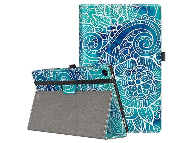 Case for AllNew Fire HD 10 Tablet 9th7th5th Generation201920172015 Release Folio Folding Smart Stand Cover with Hand Strap and Auto WakeSleep for