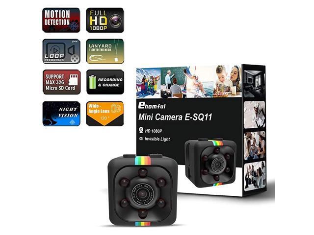 Cop Spy Cam As Seen On TV Mini Camera Wireless Hidden 1080P Body Camera Action Camera Convert Security Nanny Cam with Night Vision and Motion
