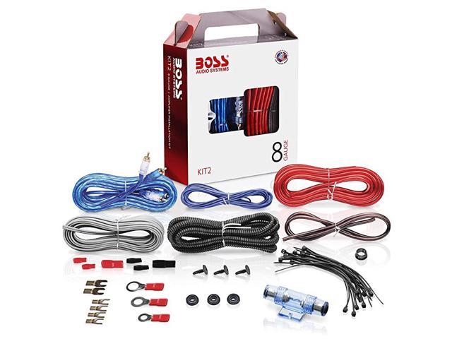 KIT2 8 Gauge Amplifier Installation Wiring Kit A Car Amplifier Wiring Kit Helps You Make Connections and Brings Power To Your Radio Subwoofers and