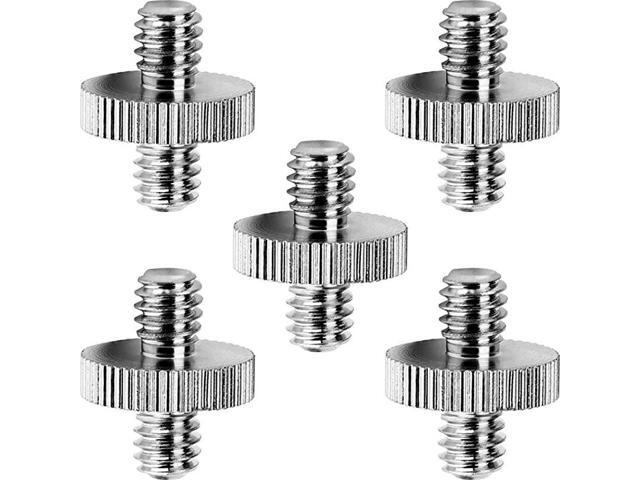 Packs Standard 1420 Male to 1420 Threaded Screw Adapter Tripod Screw Converter Compatible with Camera Cage Light Stand Monopo Shoulder Rig Tripod