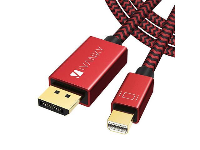 Mini DisplayPort to DisplayPort Cable 66 Feet 2m 4K60Hz2K144Hz Mini DP to DP Cable Thunderbolt to DisplayPort Cable Compatible with MacBook AirPro