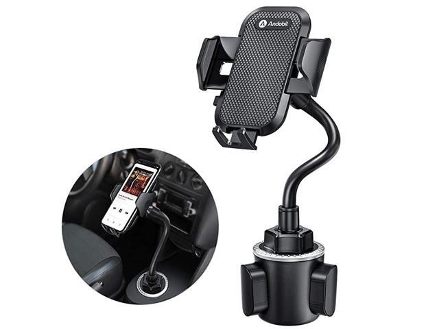 Cup Holder Phone Mount Ultimate Easy Clamp HandsFree Cup Phone Holder for Car Adjustable Gooseneck Cup Cradle Mount Compatible for iPhone 12SE11