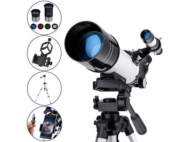 Refractive Astronomy Telescope HD High Magnification DualUse Suitable for Adults or Children Beginners Portable Equipped with Tripod Smartphone