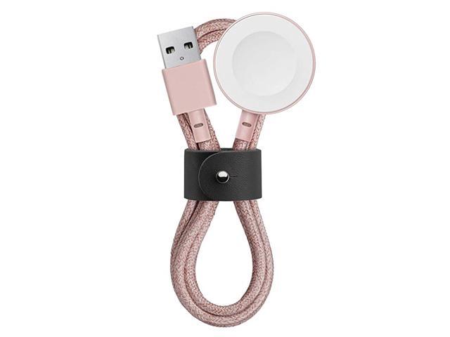 Belt Watch Cable 4ft UltraStrong Reinforced MFi Certified Durable USB Charging Cable Compatible with Apple Watch Charging Cable with Leather Strap