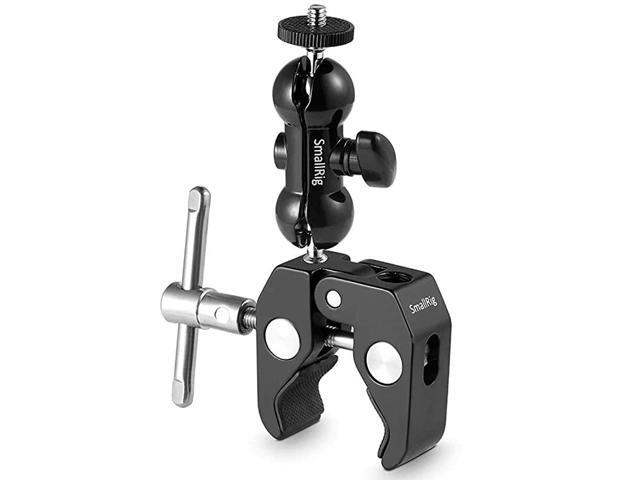 Cool Ballhead Arm Super Clamp Mount MultiFunction Double Ball Adapter with Bottom Clamp for RoninM Ronin MX Freefly MOVI 1138