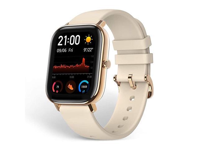 GTS Fitness Smartwatch with Heart Rate Monitor 14Day Battery Life Music Control 165 Display Sleep and Swim Tracking GPS Water Resistant Smart