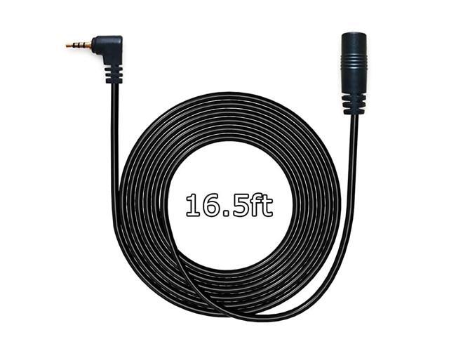 Cam Backup Camera Extension Cord165 Ft 25mm Male to Female Car Rear View Camera Extension Cable