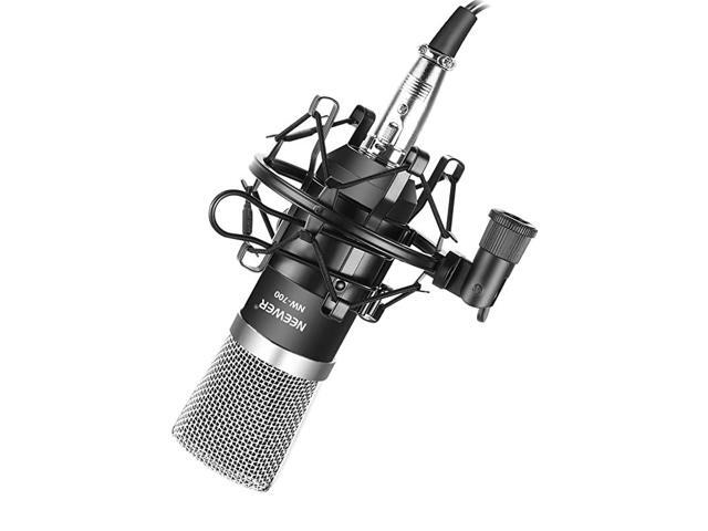 NW700 Professional Studio Broadcasting Recording Condenser Microphone 1NW700 Condenser Microphone 1Metal Microphone Shock Mount 1Balltype Antiwind