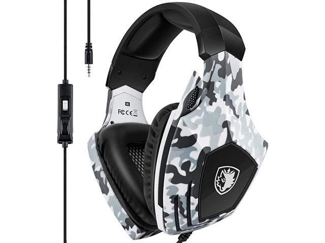 Xbox One Gaming Headset Stereo PC PS4 Gaming Headset with Microphone Noise Cancelling Over Ear Gaming Headphones with Soft Memory Earmuffs for Xbox