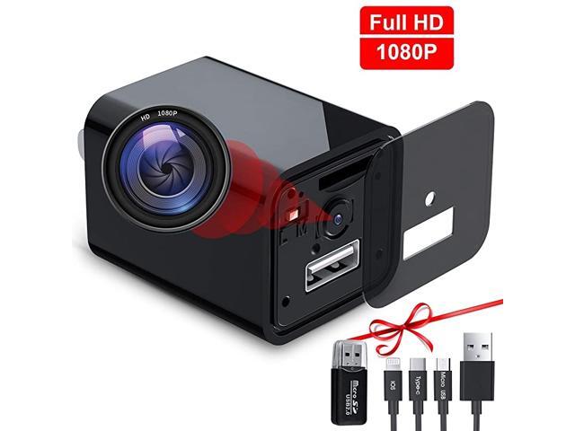 Hidden Camera Charger Mini Spy Camera Spy Camera Wall Charger Wireless Hidden Cameras and Nanny Camera for BathroomHome Micro Full HD 1080p